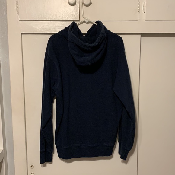 Large Supreme Navy Cop Car Pull Over Hoodie - Picture 3 of 4